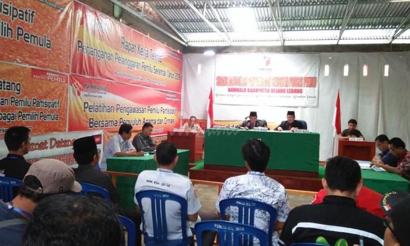 Sidang Adjudikasi di Bawaslu Rejang Lebong