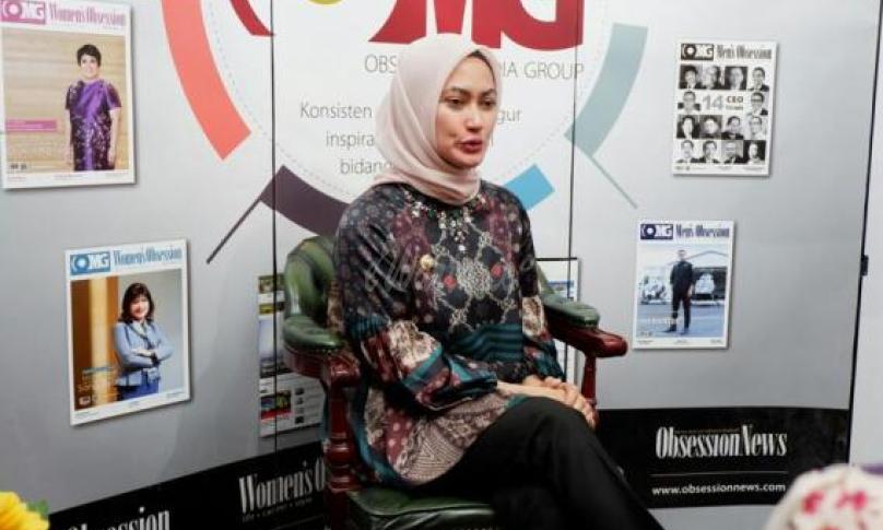 Bupati Luwu Utara, Indah P Indriani Hadiri, Sulawesi Selatan hadiri APKASI EXPO 2019 di Jakarta, Rabu (3/7/2019)
