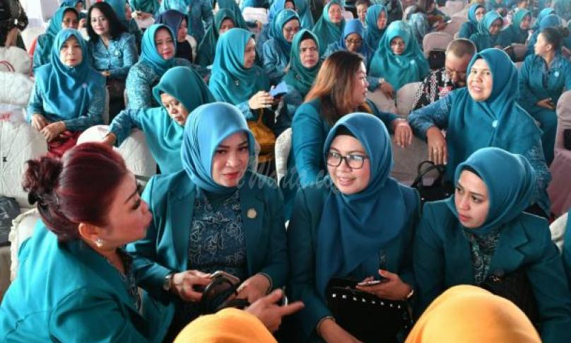 Ketua TP PKK Luwu Utara, hadir dalam peringatan HUT PKK ke-47 di Padang Sumatera Barat