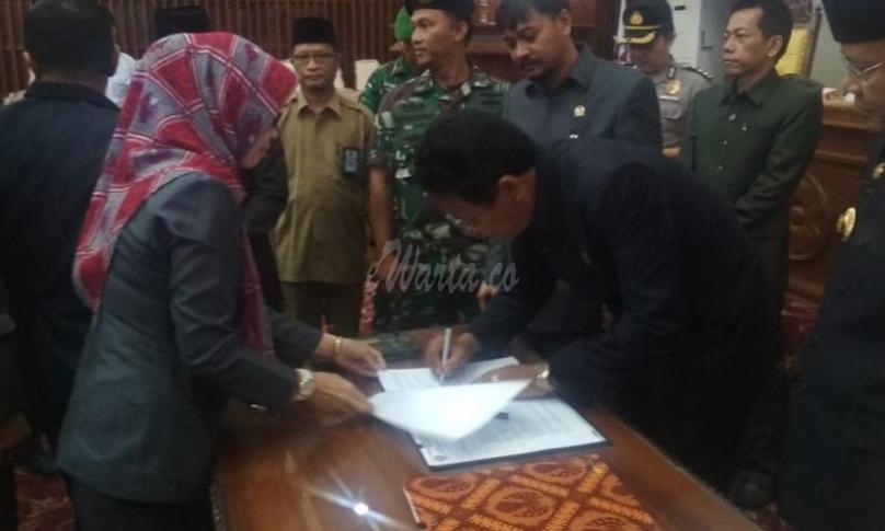 Penandatangan berita acara kesepakatan
