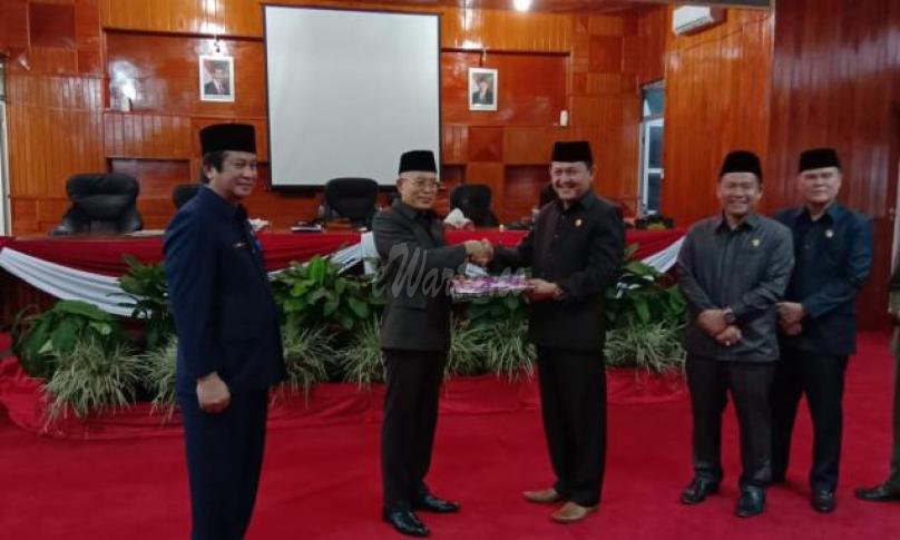 Sah, APBD Perubahan Bengkulu Selatan ditetapkan menjadi Perda melalui Paripurna, Kamis (15/8).