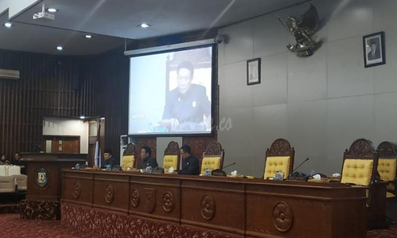 Pimpinan DPRD provinsi Bengkulu pimpin paripurna penyampaian usulan 4 calon pimpinan dewan 