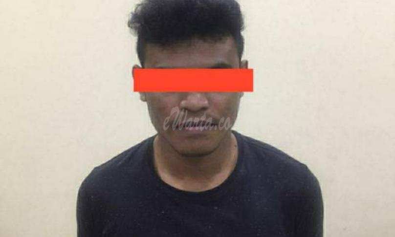 Pelaku dengan inisial LT laki-laki (27) ditangkap kemaren, rabu (26/02/2020) di Jakarta.