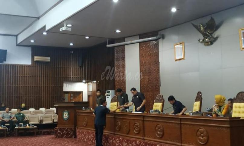 Paripurna DPRD provinsi Bengkulu.