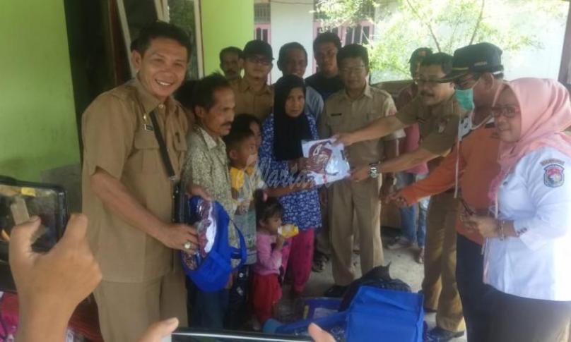 Bupati Mukomuko Choirul Huda disambut riang oleh warga Ranah Karya.