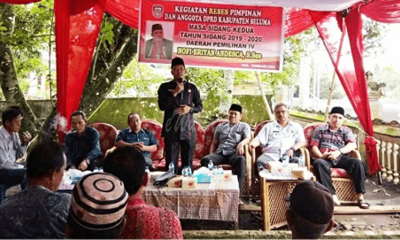 Ketua DPRD Kabupaten Seluma, Nofi Ariyan Andesca.