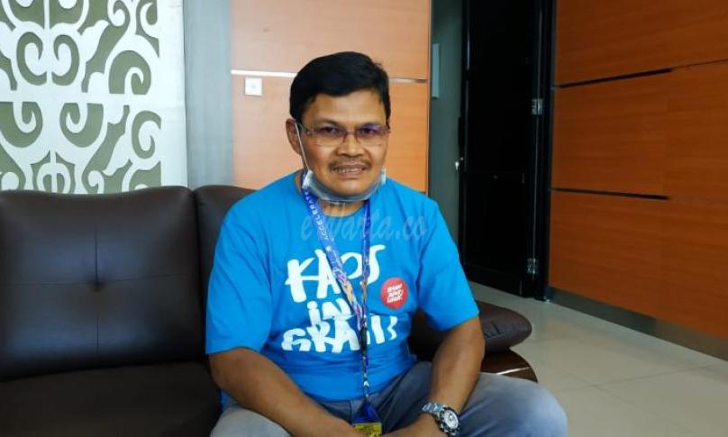 Ekskutif General Manager Angkasa Pura II Bengkulu, Sarosa saat memberikan keterangan kepada jurnalis www.ewarta.co.