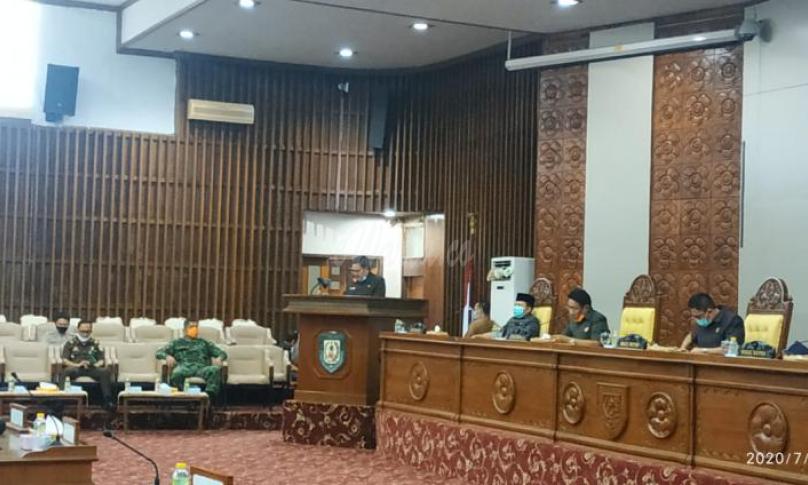 Paripurna DPRD provinsi Bengkulu.