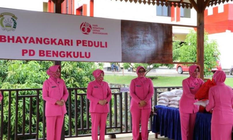 Kunjungan Bhayangkari Daerah Bengkulu