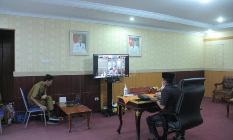 Asisten III Sekretariat Daerah Provinsi Bengkulu Gotri Suyanto Rapat Koordinasi Terkait Pelaksanaan Instruksi Menteri Dalam Negeri Nomor 5 Tahun 2020