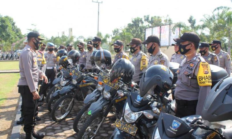 apel kesiapan personel dan kendaraan bermotor