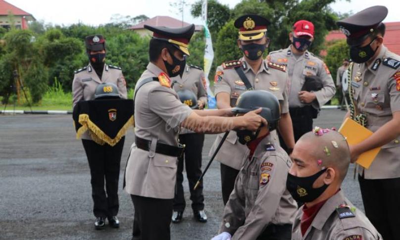Ratusan Siswa Bintara Polri Polda Bengkulu Jalani Pendidikan