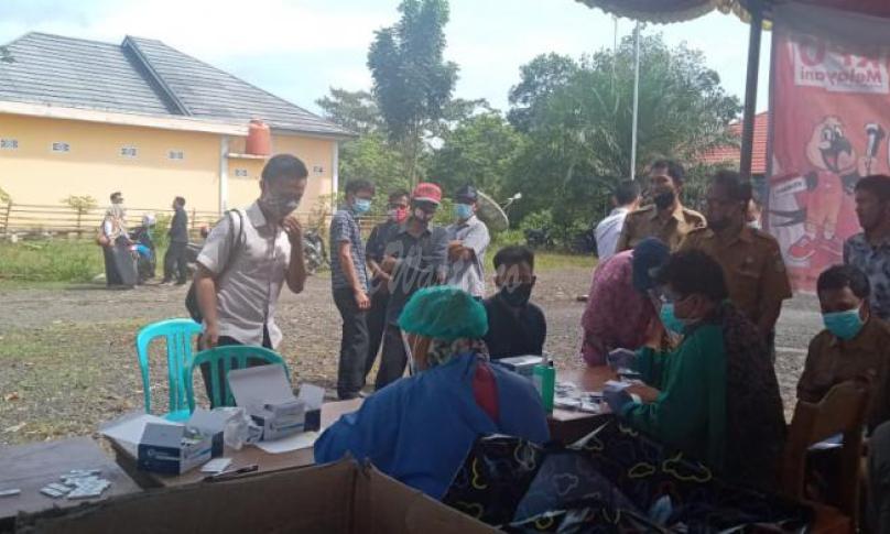 Ribuan Penyelenggara Pemilu di Seluma Jalani Rapid Test