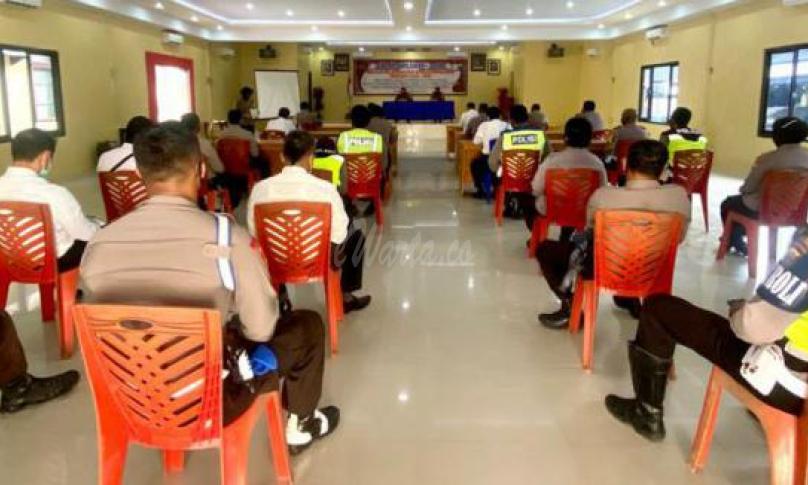 Polres Lutra Terjunkan 464 Personel dalam Operasi Nataru