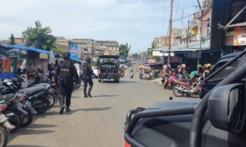 Cegah Kerumunan, Satbrimob Polda Bengkulu Tingkatkan Patroli