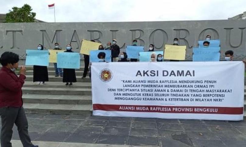 Aliansi Muda Rafflesia Dukung Langkah Pemerintah Bubarkan FPI