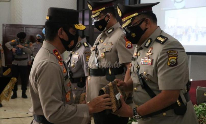 Sertijab Tujuh PJU Polda Bengkulu