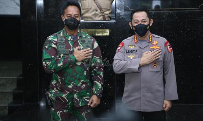 Kapolri Kapolri Jenderal Listyo Sigit Kunjungi Kepala Staf Angkatan Darat 