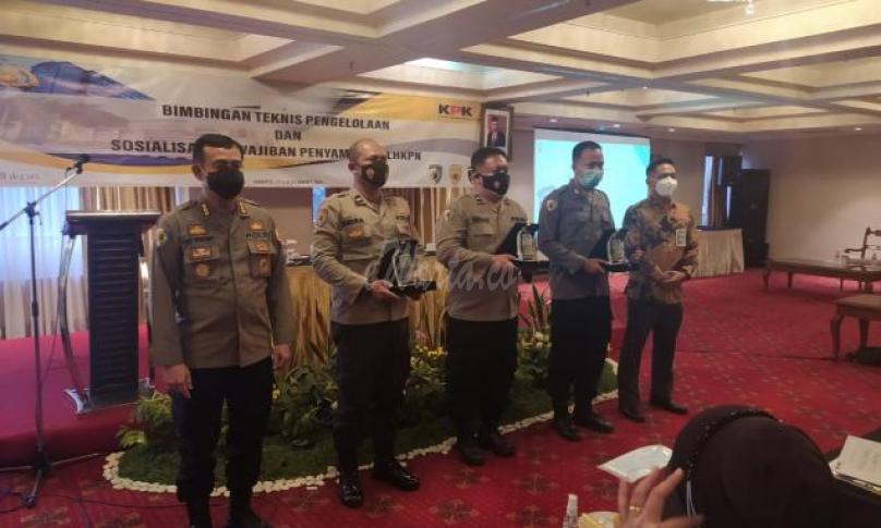 Polda Bengkulu Juara 1 Kategori 500 LHKPN