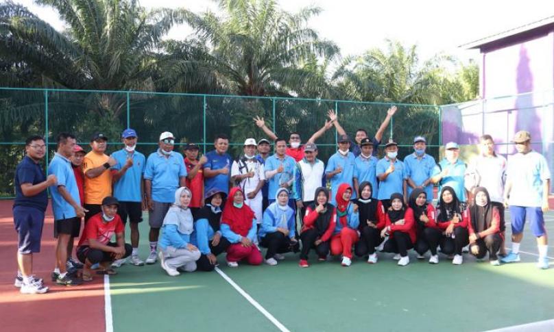 IAIN Bengkulu Gelar Adu Tanding Tenis Melawan Diknas