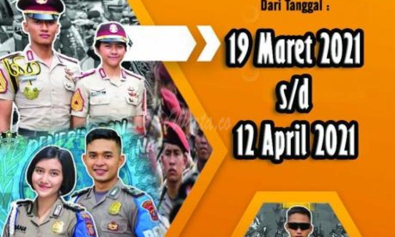 Pendaftar Penerimaan Polri untuk Lulusan SMA Tahun 2021 Diperpanjang