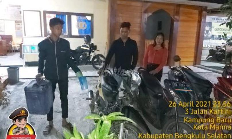 Asyik Pesta Tuak, Tiga Warga Bengkulu Selatan Diammankan Polisi