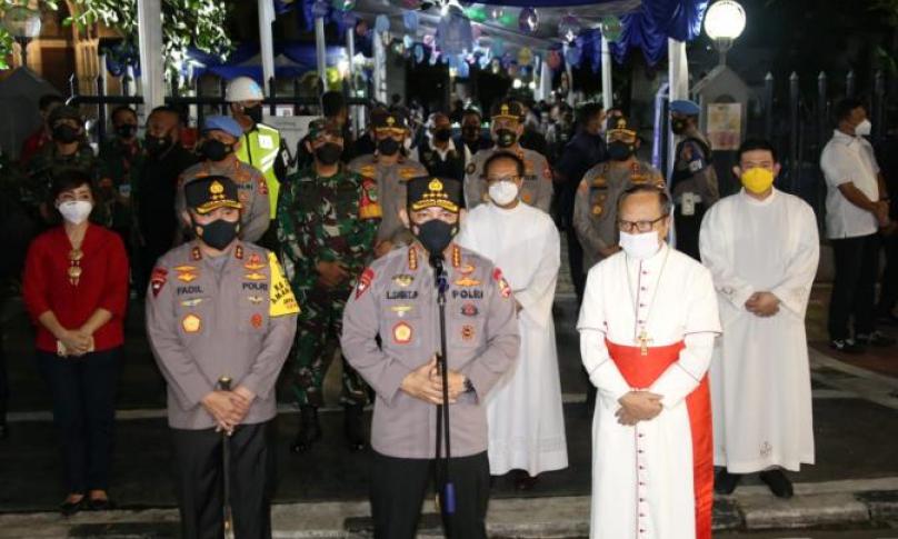 Pastikan Keamanan Minggu Paskah, Kapolri Roadshow ke Sejumlah Gereja di Jakarta