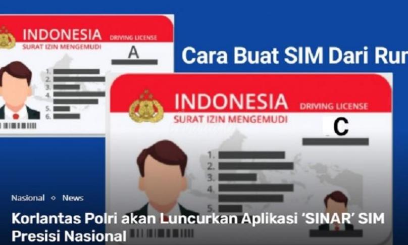Tata Cara Alur Aplikasi SIM Presisi Nasional