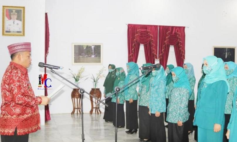  Tim Penggerak PKK Seluma Masa Bakti 2021-2024 Dilantik. Foto: Kominfo