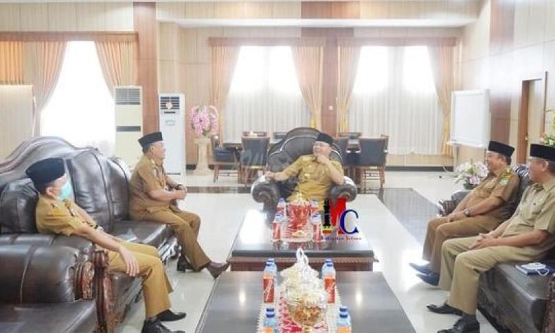 Hari Pertama Usai Cuti Bersama Bupati Seluma Kunjungi Gubernur