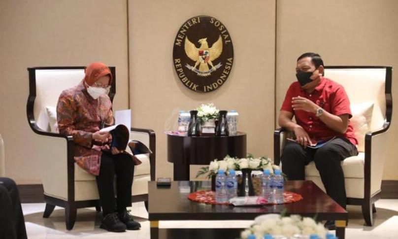 Bupati Mian Kunjungi Mensos
