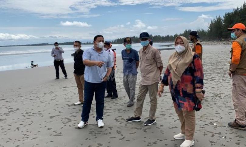 Sekda Kota Bengkulu Tinjau Posko BPBD Pantai Panjang