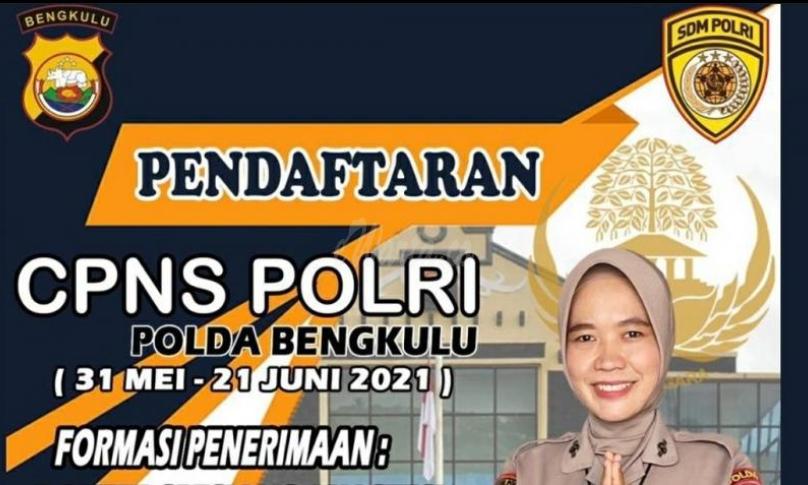 Siap-siap! Polda Bengkulu Segera Buka Pendaftaran CPNS Polri, Ini Formasinya
