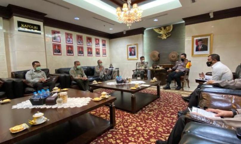 Kapolri Bersama Mentan Bahas Swasembada Beras Hingga Pendistribusian Pupuk Subsidi 