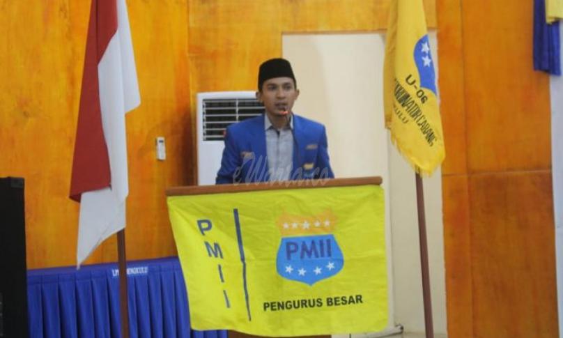 Ketua Pengurus Koordinator Cabang Pergerakan Mahasiswa Islam Indonesia (PKC PMII) Provinsi Bengkulu Ifansyah Putra