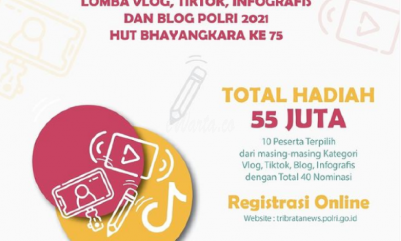 HUT Bhayangkara! Polri Gelar Lomba untuk Pemuda Milenial, Buruan Ikut