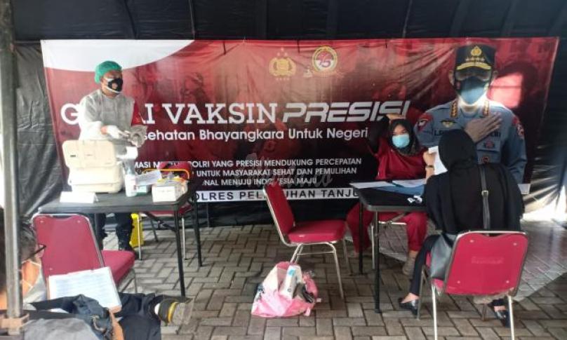 Polri Dirikan Gerai Vaksin Presisi di Polres-Polsek, Gratis dan Tanpa Syarat KTP Domisili 