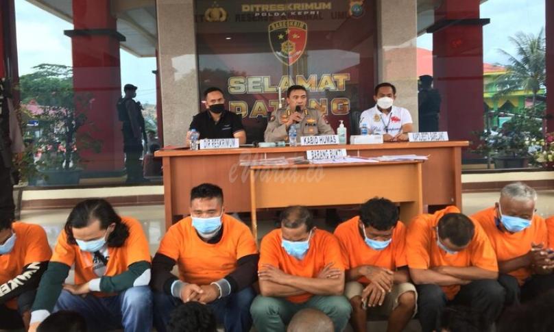 Berantas Pungli dan Premanisme, Polda Kepri Tangkap Puluhan Preman