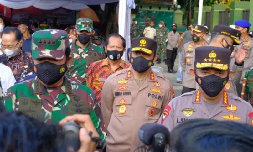 Kapolri dan Panglima TNI Lakukan Pengecekan Vaksinasi di Kabupaten Pati