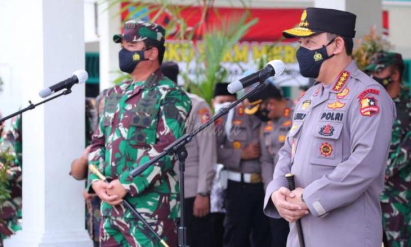 TNI-Polri Akan Tambah Pasukan di Posko PPKM Mikro Jatim