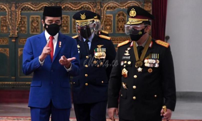 Peringatan ke-75 Hari Bhayangkara pada Kamis, 1 Juli 2021, di Istana Negara, Jakarta, Presiden Joko Widodo, mengingatkan bahwa Polri harus menggunakan kewenangannya secara bijak dan bertanggung jawab.