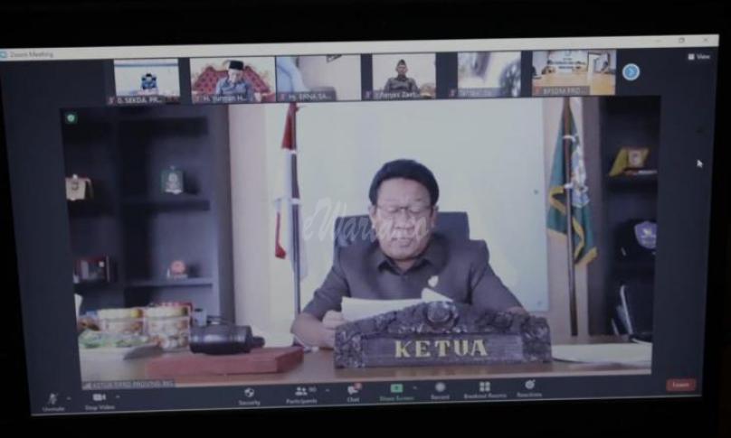 Ketua DPRD Provinsi Bengkulu, Ikhsan Fajri