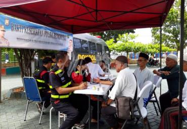 Pelayanan kesehatan oleh Biddokkes Polda Bengkulu