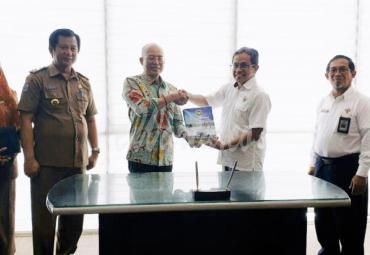 Penyerahan laporan keuangan pemkab BS ke BPK RI Perwakilan Provinsi Bengkulu