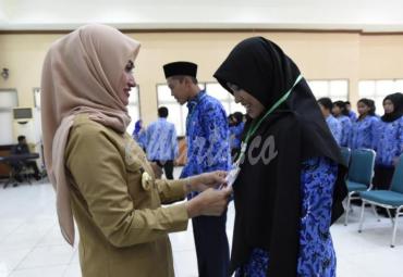 Bupati Luwu Utara membuka Latihan Dasar 74 CPNS