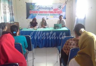 Sosialisasi dan pembinaan warung makan yang sehat 