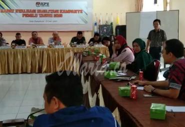 Rapat evaluasi fasilitasi kampanye pemilu