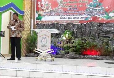 Bupati Bengkulu Utara, Ir. H. Mian saat memberikan sambutan.