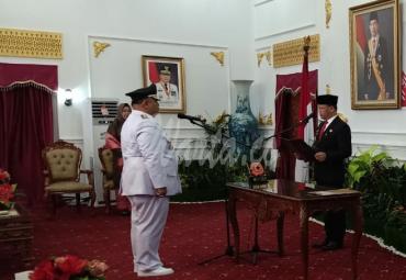 Pelantikan Wakil Bupati Bengkulu Selatan.