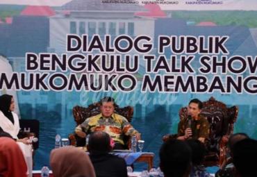 Dialog publik Pemkab Mukomuko gandeng televisi lokal.